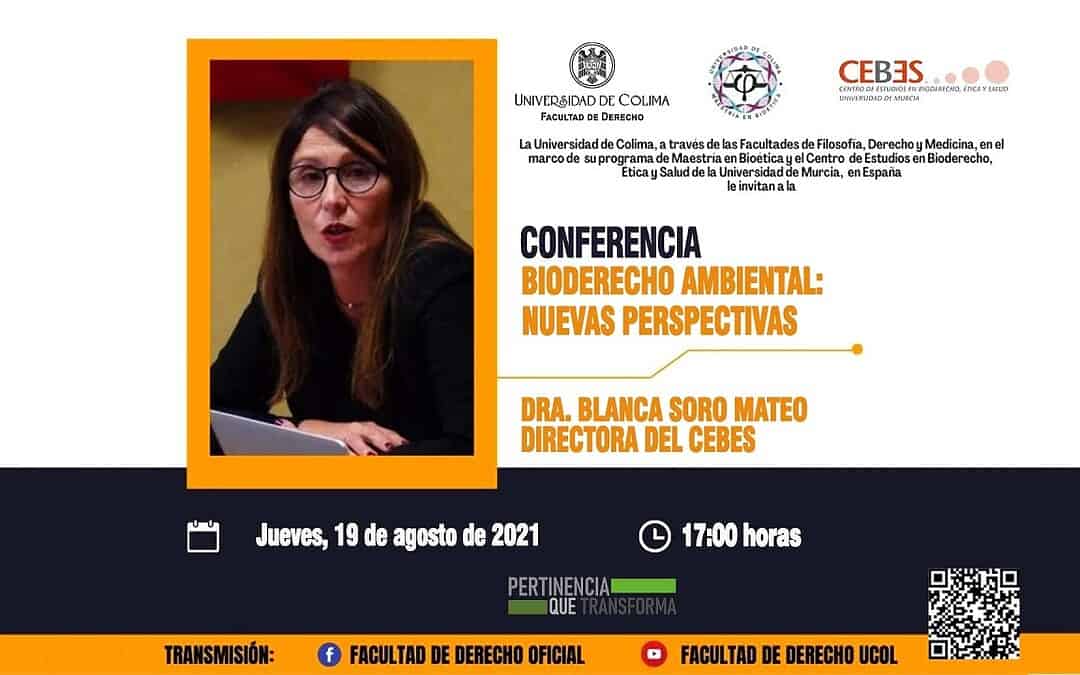 Conferencia inaugural del curso académico Bioderecho Ambiental