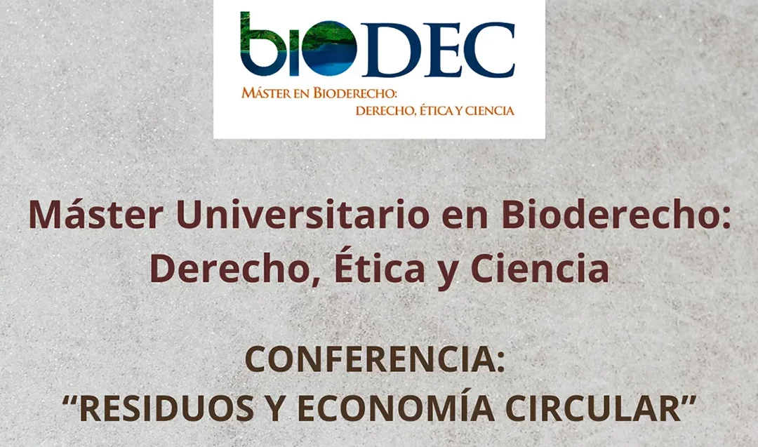Conferencia: «Residuos y Economía Circular»