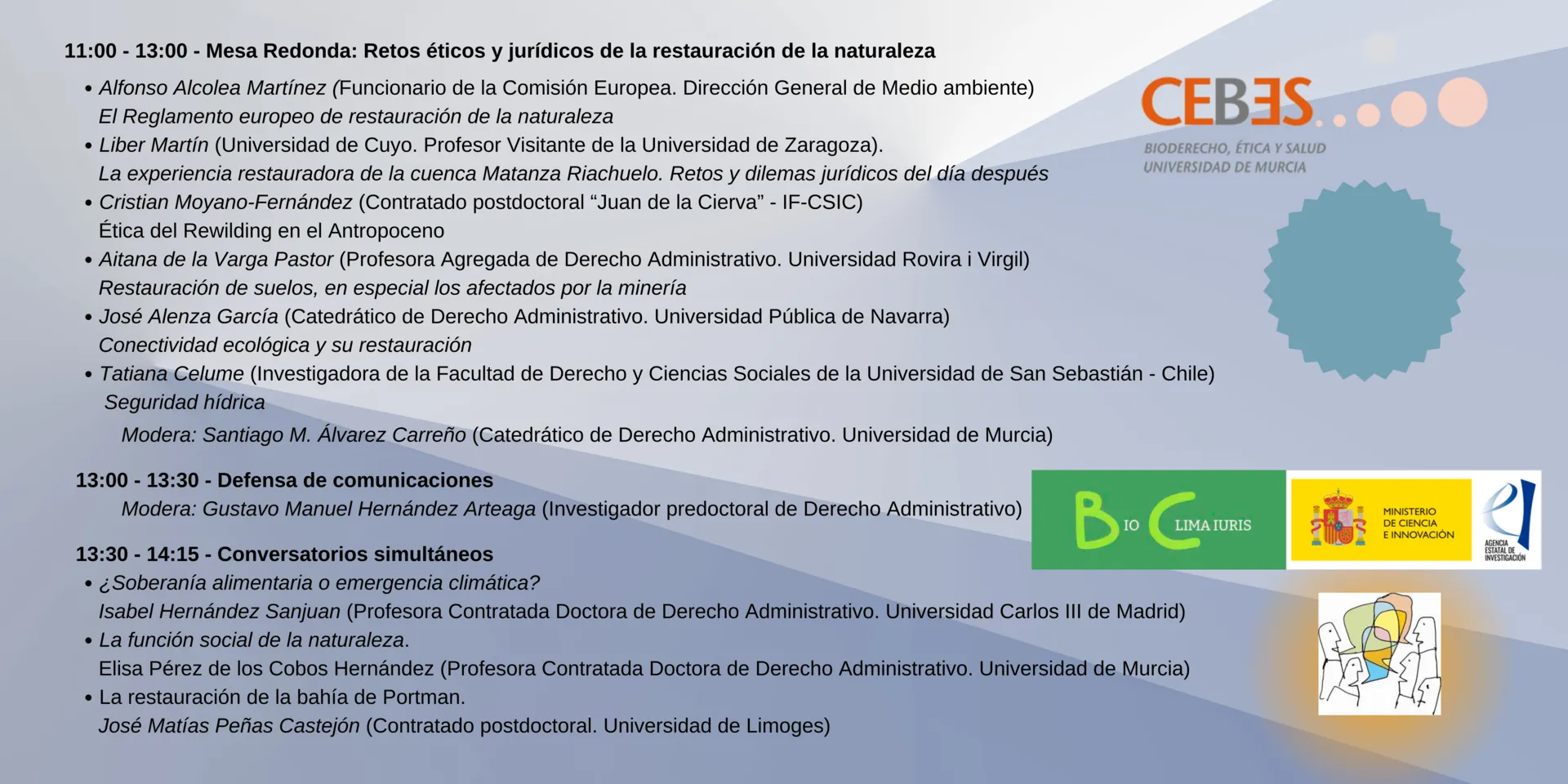 VIII Congreso Internacional de Bioderecho - Programa