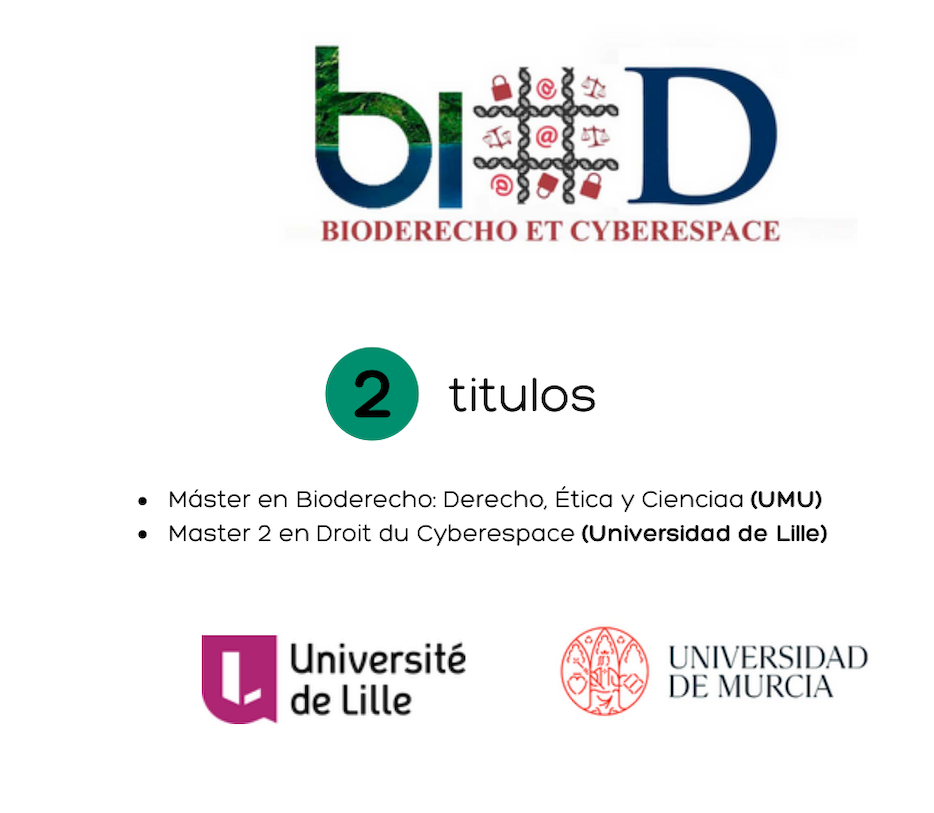 BIODEC: Máster en Bioderecho, Ética y Ciencia 