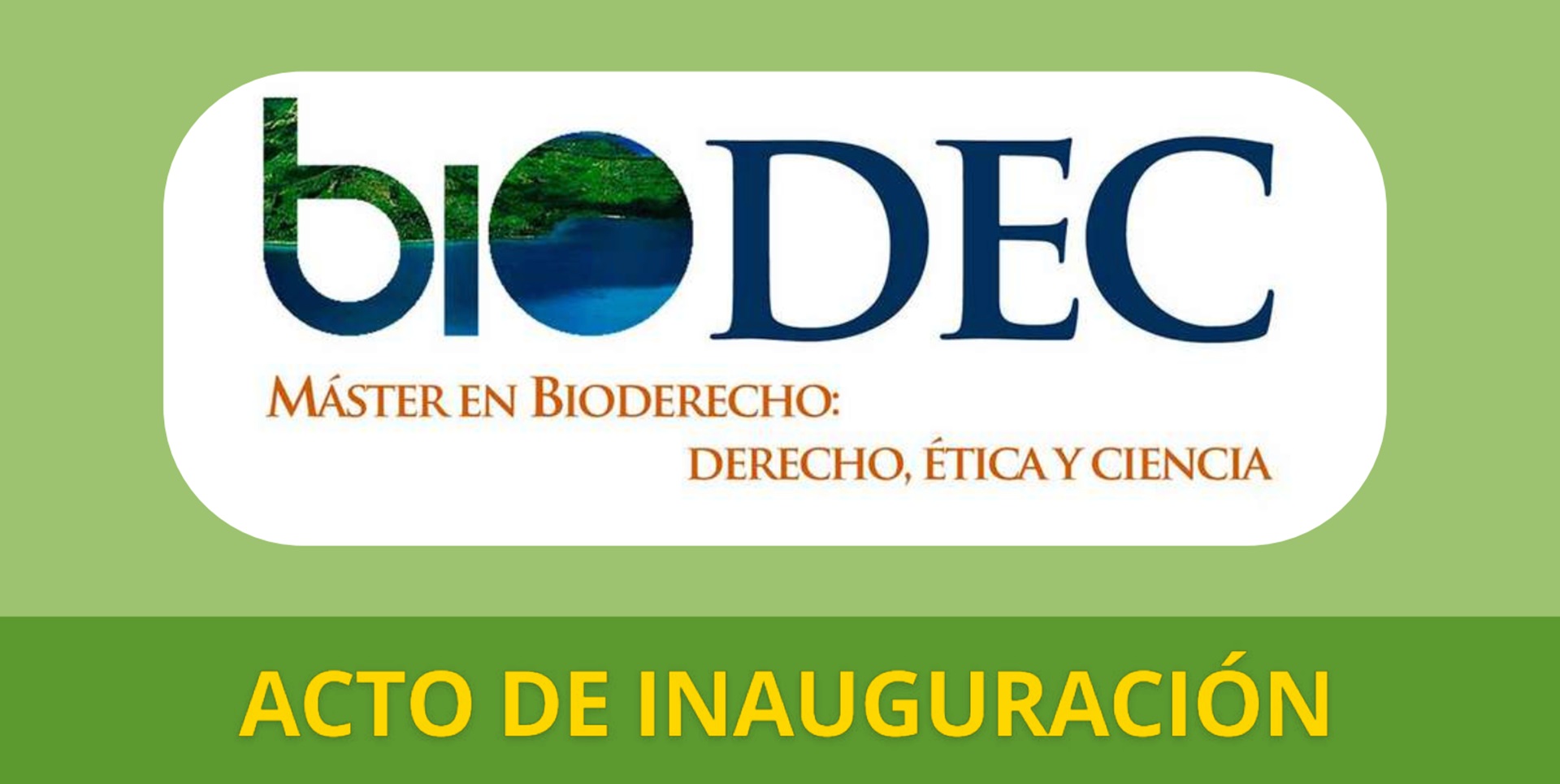 XV Master BIODEC Universidad de Murcia