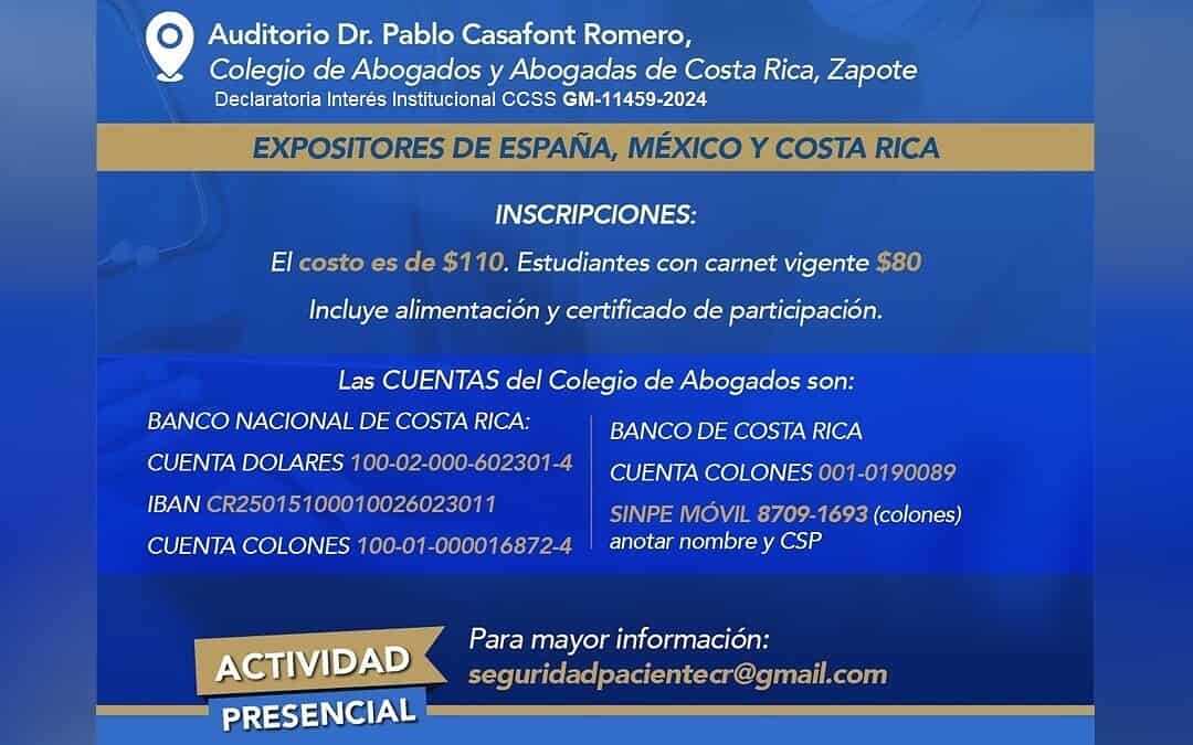 II Congreso Internacional: La Seguridad del Paciente
