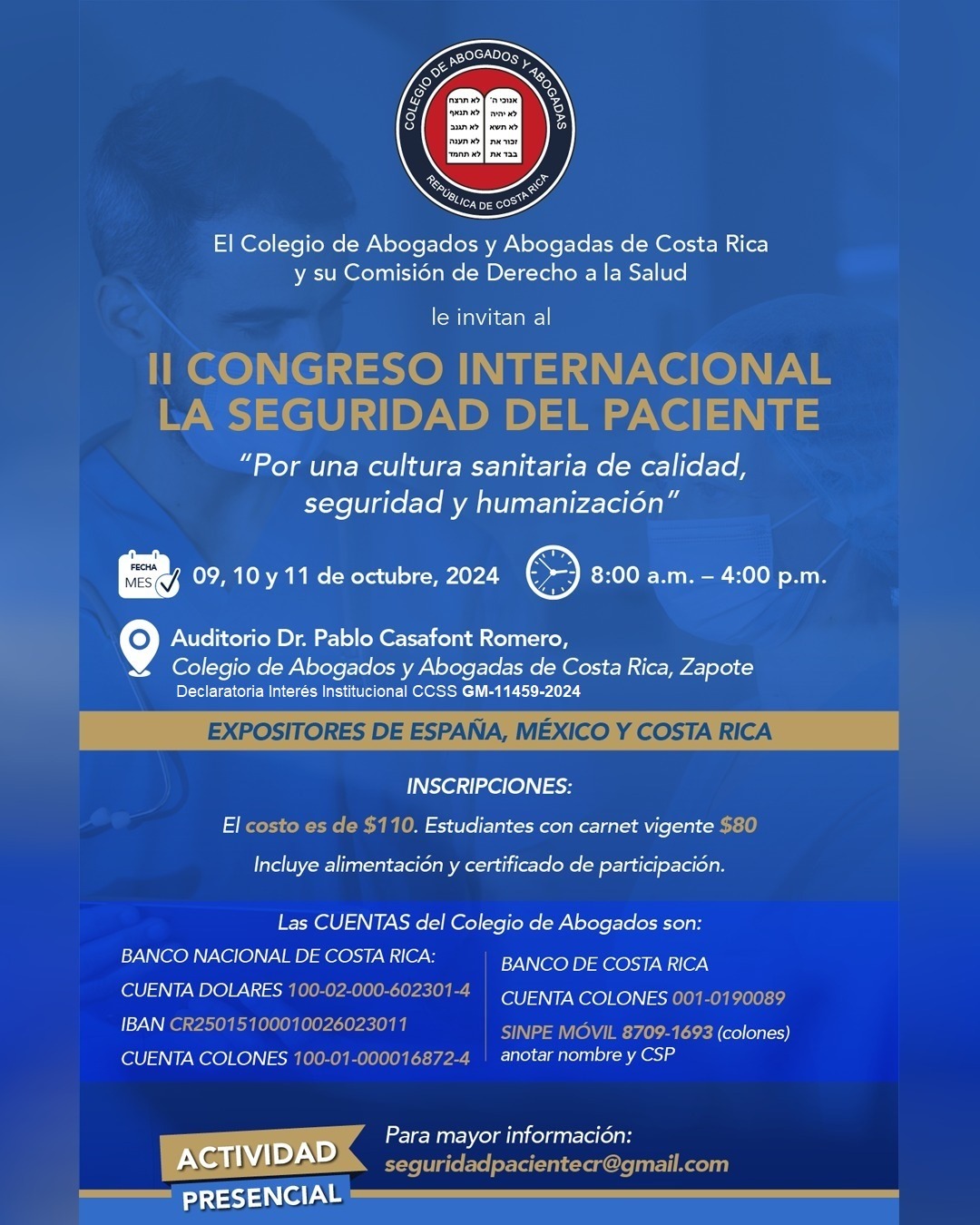 II Congreso Internacional: La Seguridad del Paciente