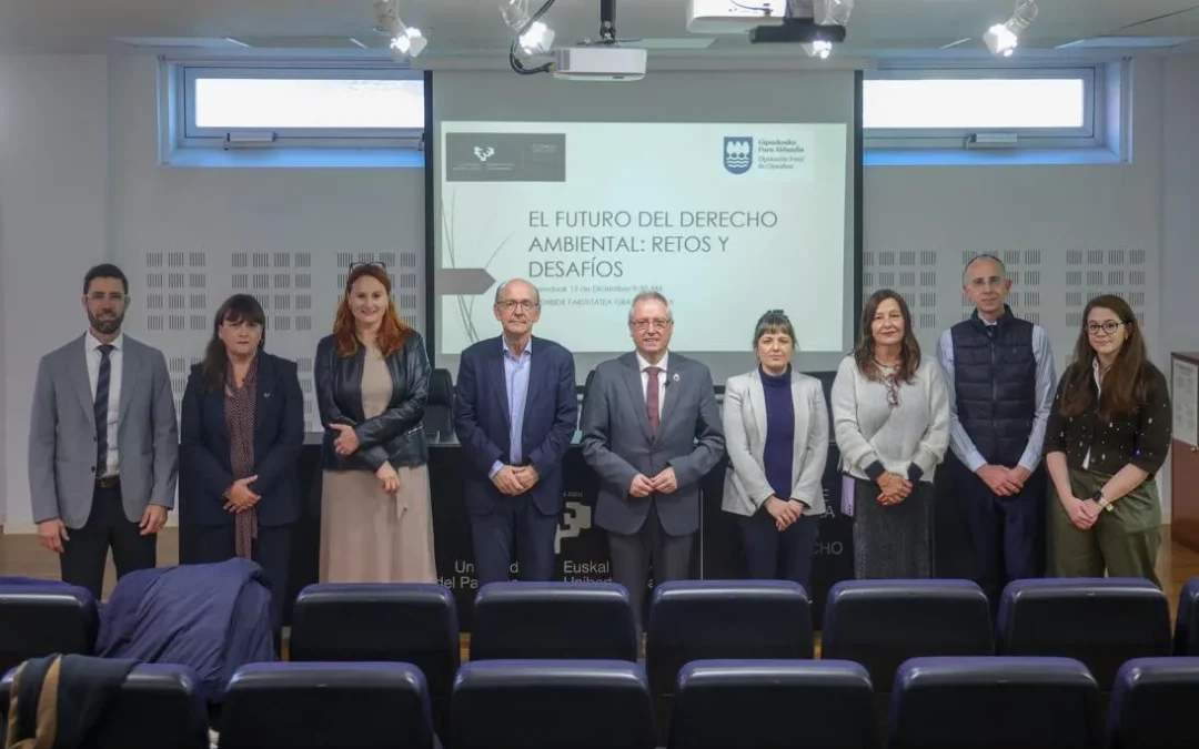 Blanca Soro Mateo en la inauguración del Aula de Sostenibilidad de la UPV/EHU