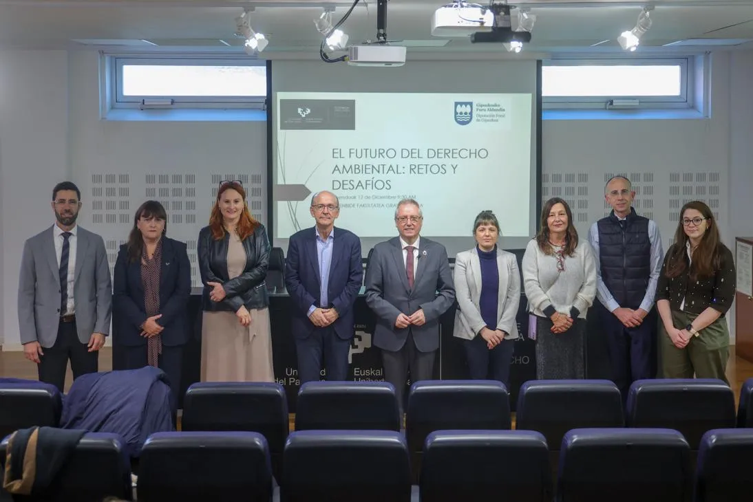 Blanca Soro Mateo en la inauguración del Aula de Sostenibilidad de la UPV/EHU