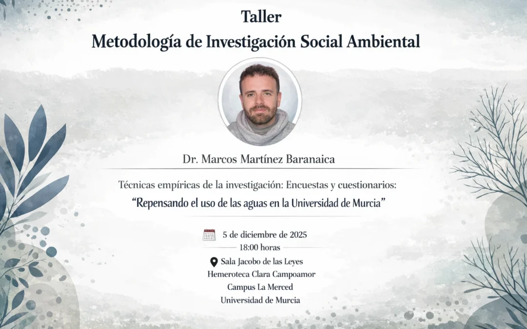 Taller “Metodología de Investigación Social Ambiental: técnicas empíricas de la investigación”